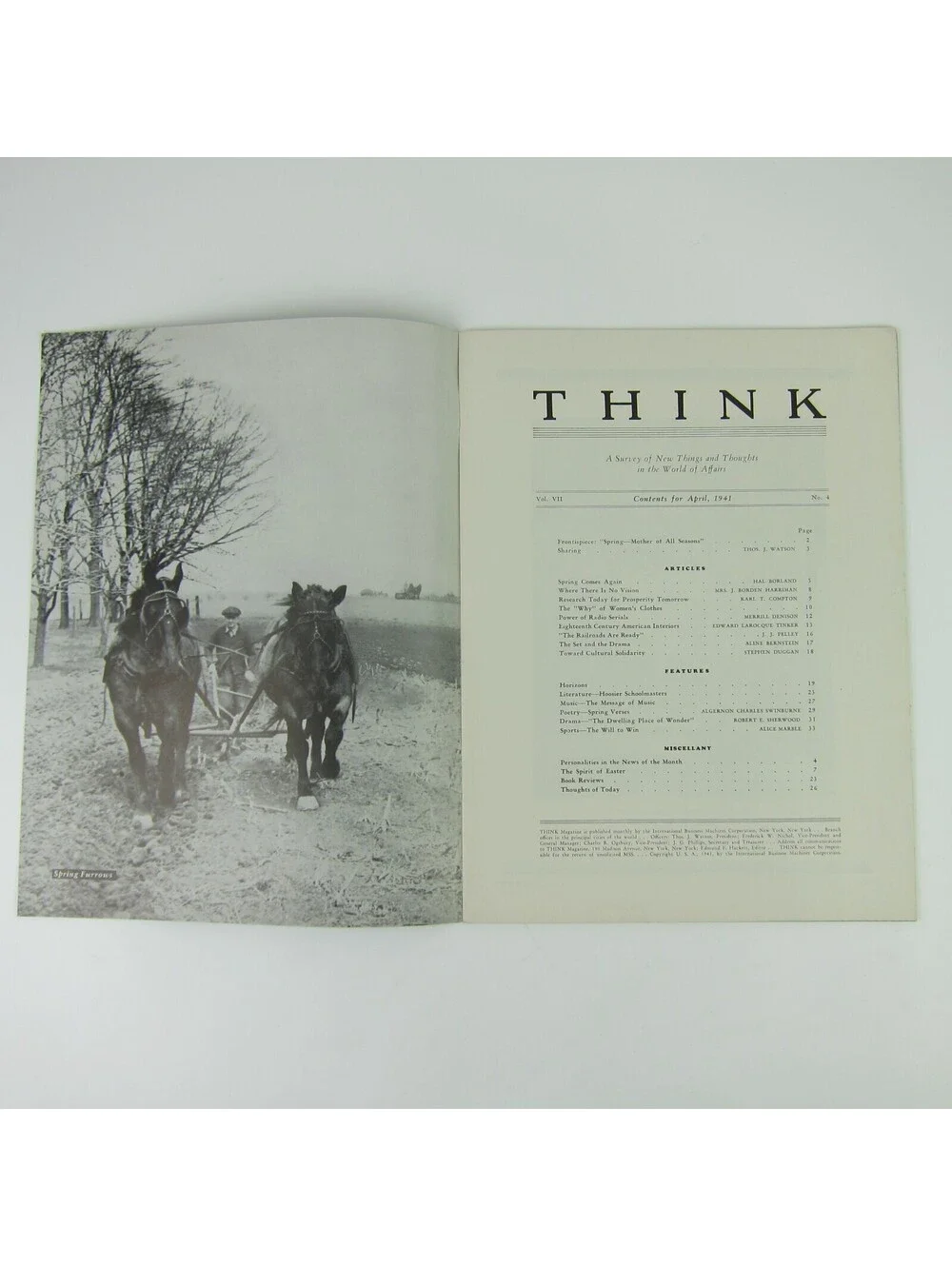 N/A think magazine